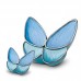Brass Cremation Ashes Urn - Wings of Hope – Blue Butterfly